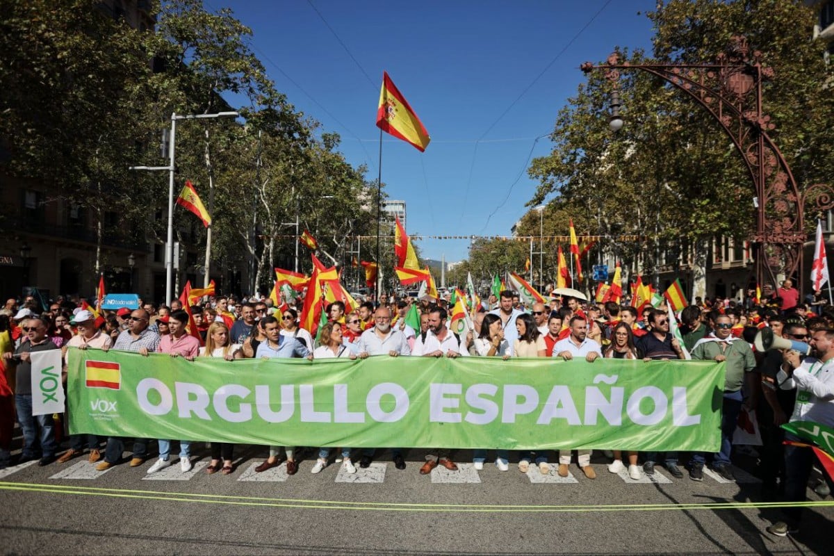 Manifestaci Del Octubre A Barcelona I Madrid Pel Dia De La