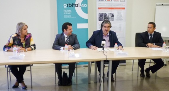 Dolors Puig, Joan Parra, Amadeu Aguado i Jordi Arànega a la presentació de KAUTIC.40 