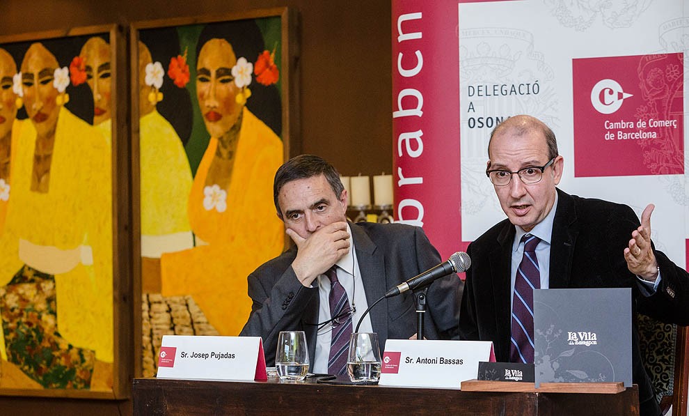 Josep Pujadas i Antoni Bassas, dilluns al Dinar Cambra