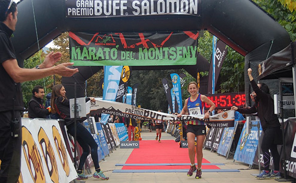 Laia Andreu, guanyadora de la Marató del Montseny