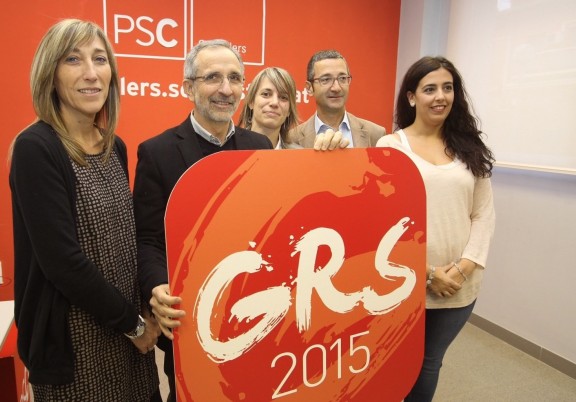La nova imatge gràfica de la campanya del PSC a Granollers, 'GRS 2015'.