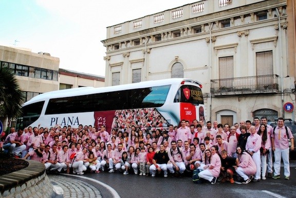 Valls multa l'autocar dels Xiquets de Tarragona