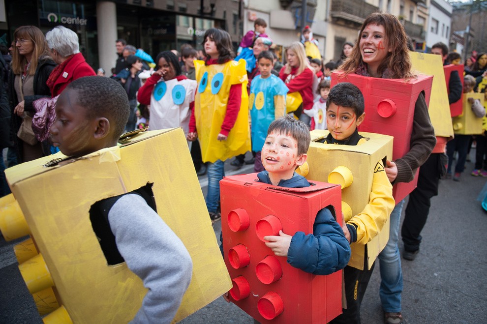 Canalla en un Carnaval infantil