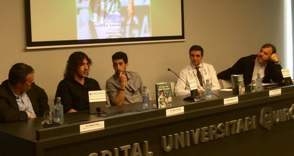 Carles Puyol ha participat a la presentació del llibre