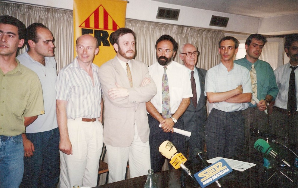 Integració de Catalunya Lliure a ERC, el 1991. 