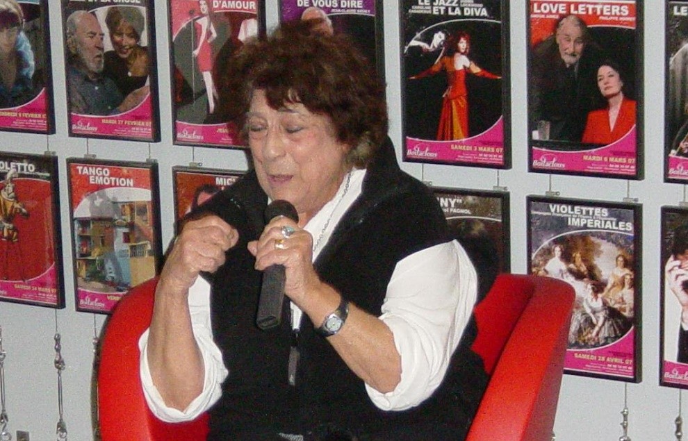 Teresa Rebull en la presentació, l'any 2006, del disc d'homenatge enregistrat al Palau de la Música