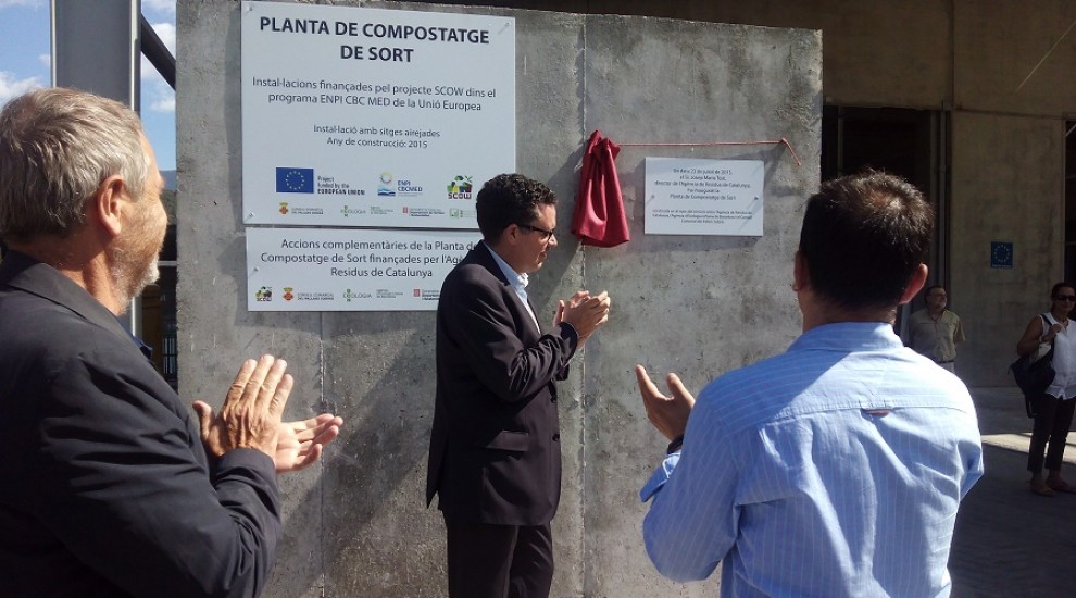 Josep Maria Tost ha inaugurat la planta de compostatge