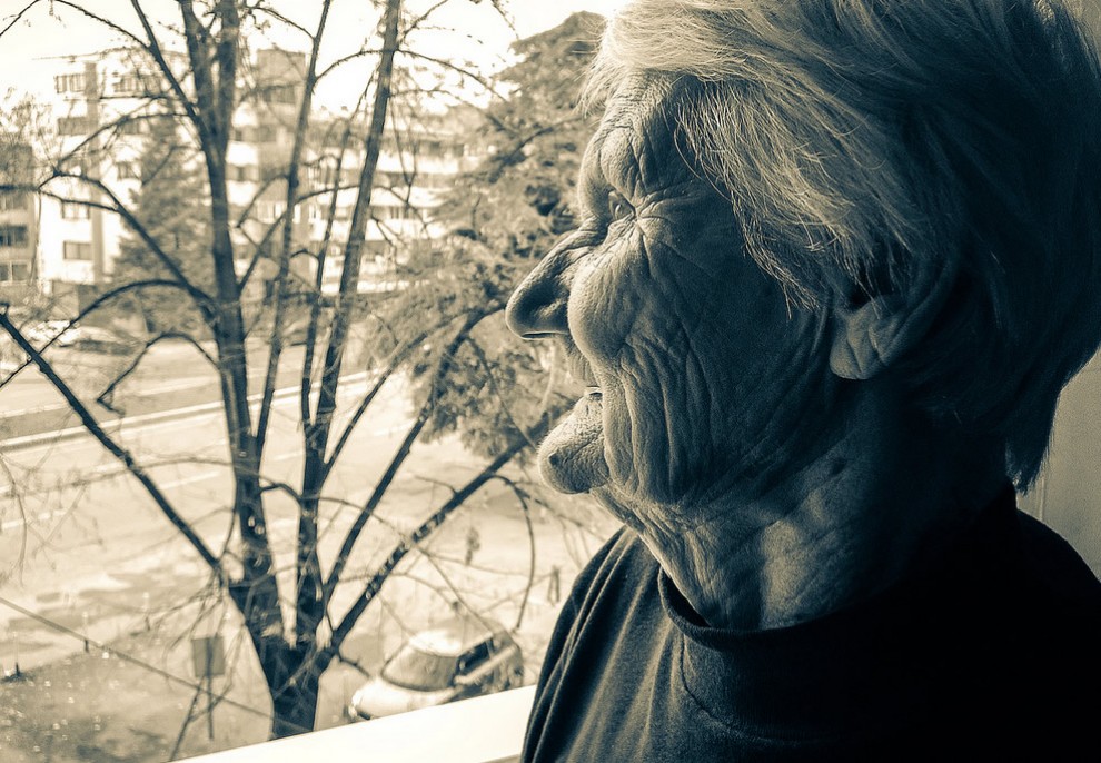 Una àvia, en una imatge d'arxiu