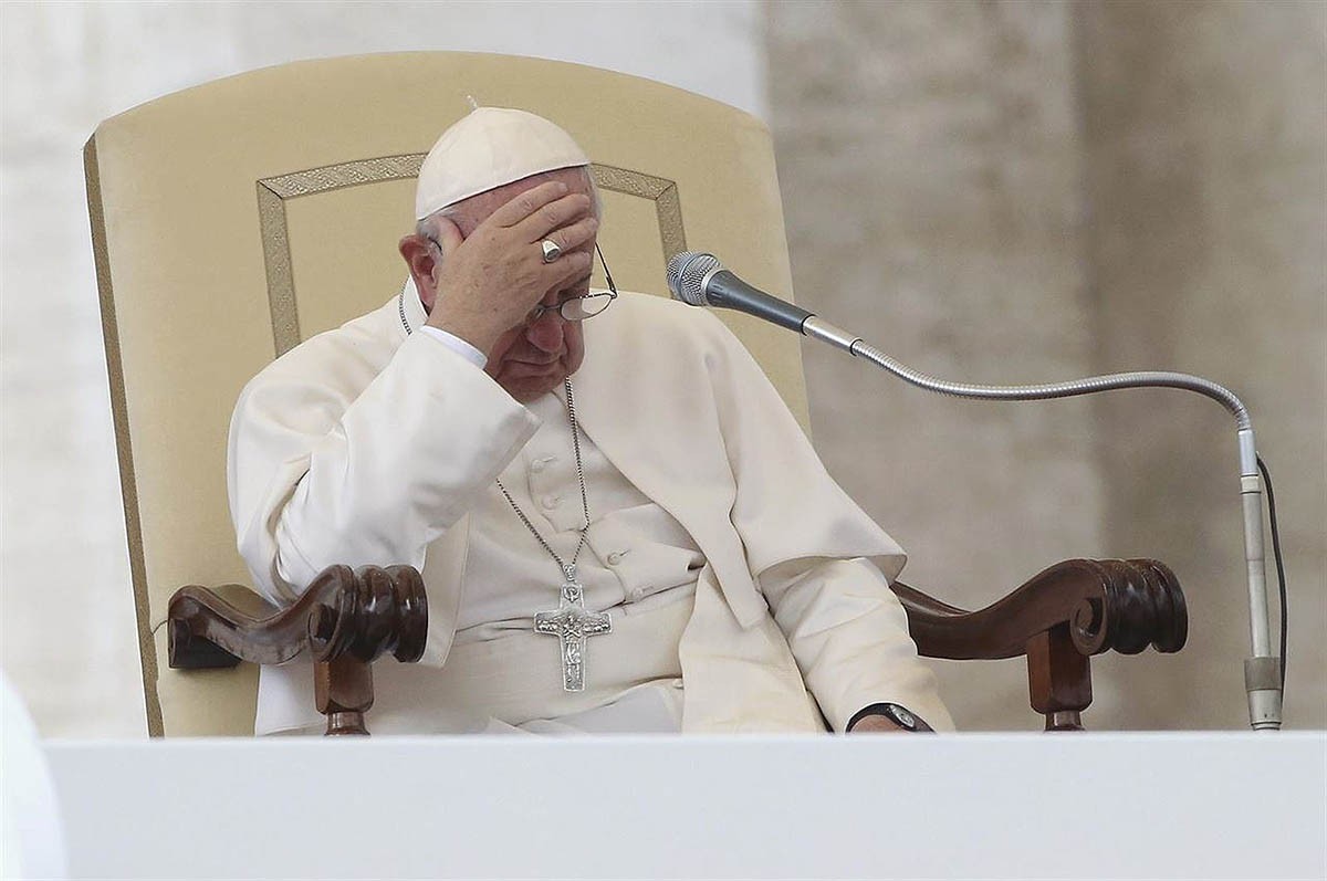 El Papa Francesc, durant una audiència general.