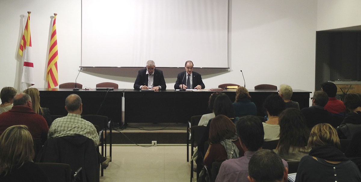 Presentació del Comitè Acollida Persones Refugiades a la Delegació del Govern a la Catalunya Central, aquest dijous