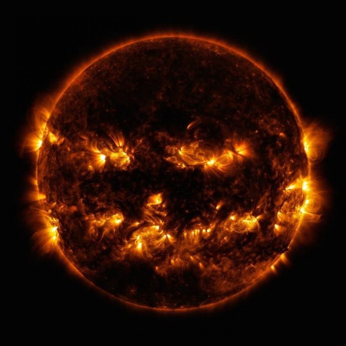 El Sol, en l'imatge que ha difós la NASA