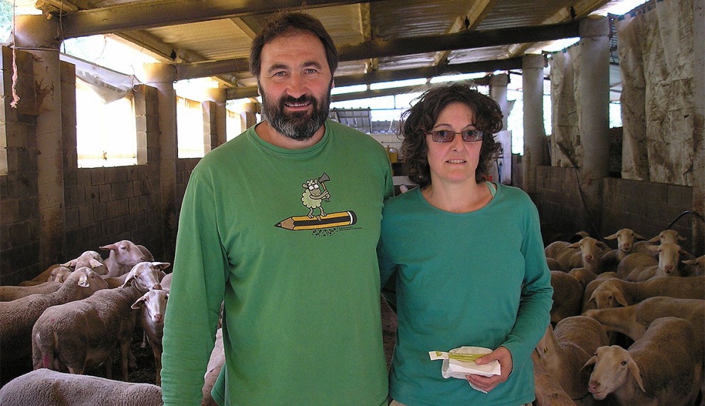 Joaquim Canal i Gemma Povill, els formatgers del Bac d'Estiula