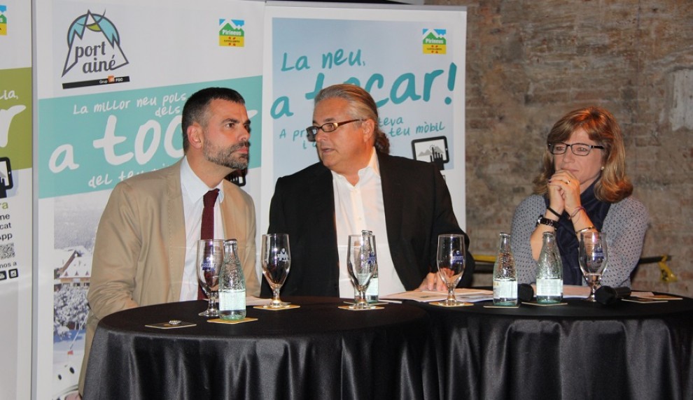 Taula de presidència en la presentació d'aquest dimecres