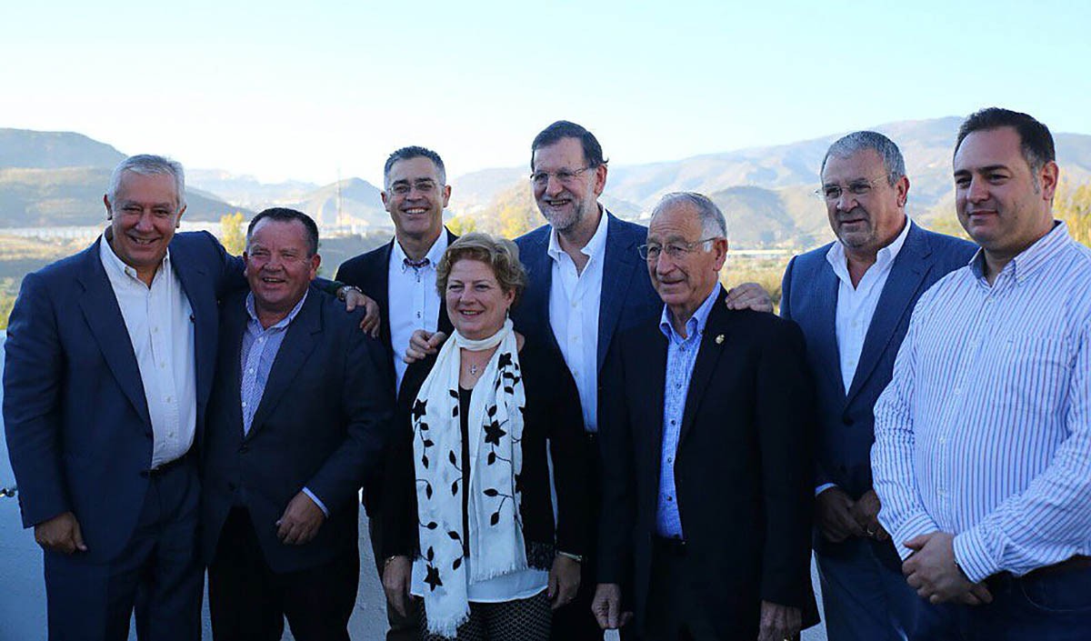 Mariano Rajoy, amb alcaldes d'Almeria, aquest dissabte