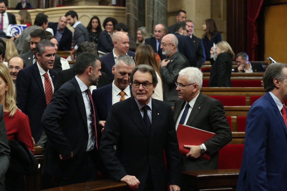 Artur Mas, al Parlament de Catalunya