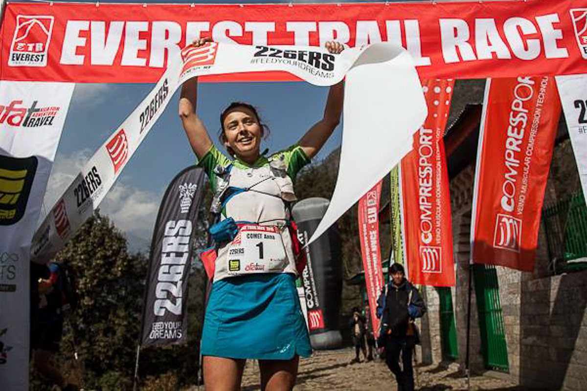 Anna Comet ha guanyat dues edicions consecutives de l'Everest Trail Race 