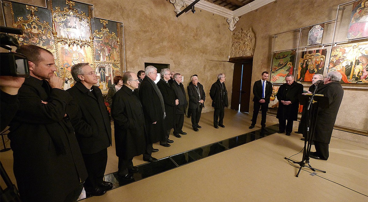 Els bisbes catalans, en una reunió de la Conferència Episcopal Tarraconense