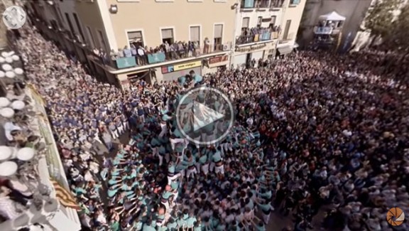 El vídeo en 360 graus de la millor actuació castellera de la història