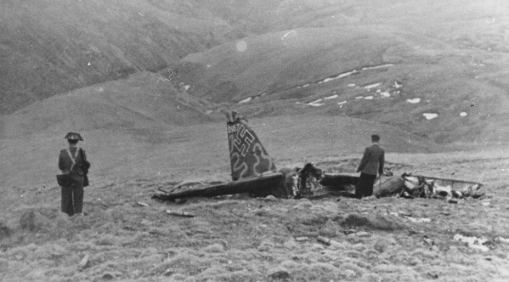 L'avió alemany sinistrat a les muntanyes d'Enviny l'any 1944