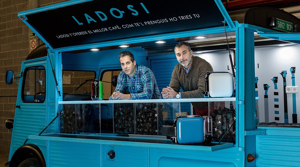 Jordi i Francesc Finestra, al «food truck» de Ladosi