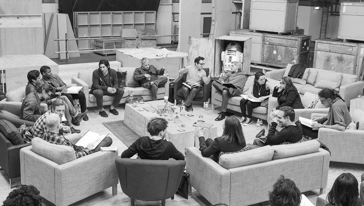 Lectura de guió de JJ Abrams amb el repartiment de «Star Wars VII», a Londres