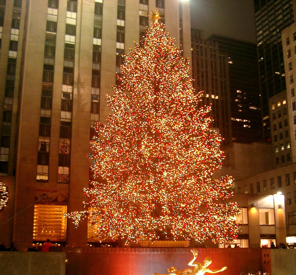 Arbre de Nadal a Rockefeller Center.