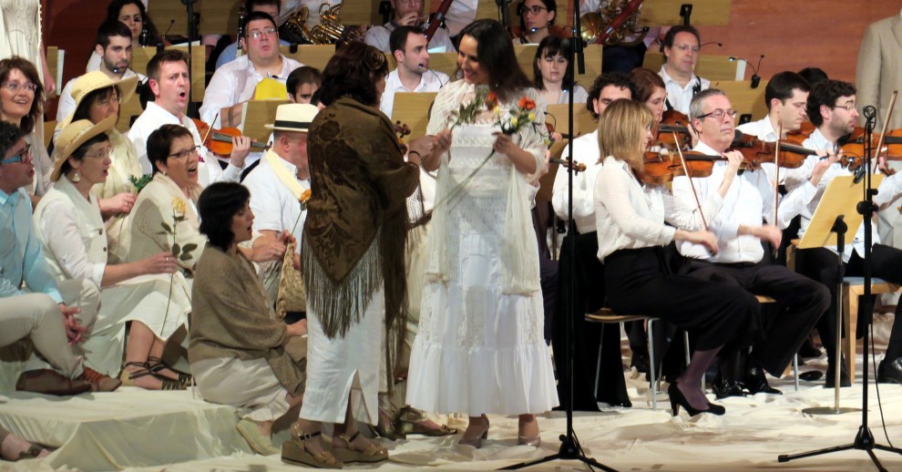 Imatge d'una escena de l'òpera 'Follet' 