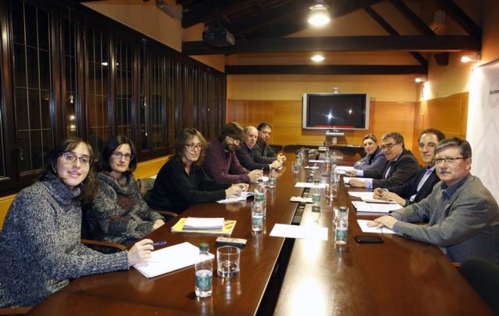 Imatge d'una de les reunions del consell