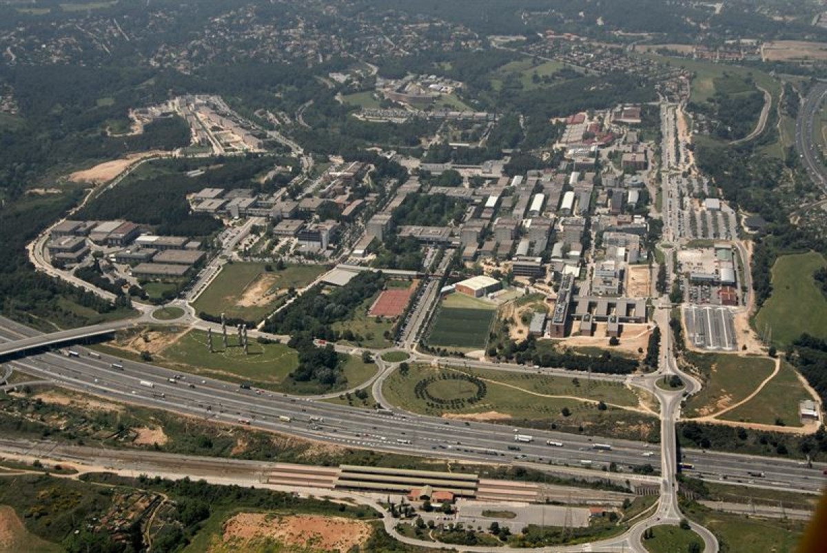 Vista aèria de la Universitat Autònoma de Barcelona