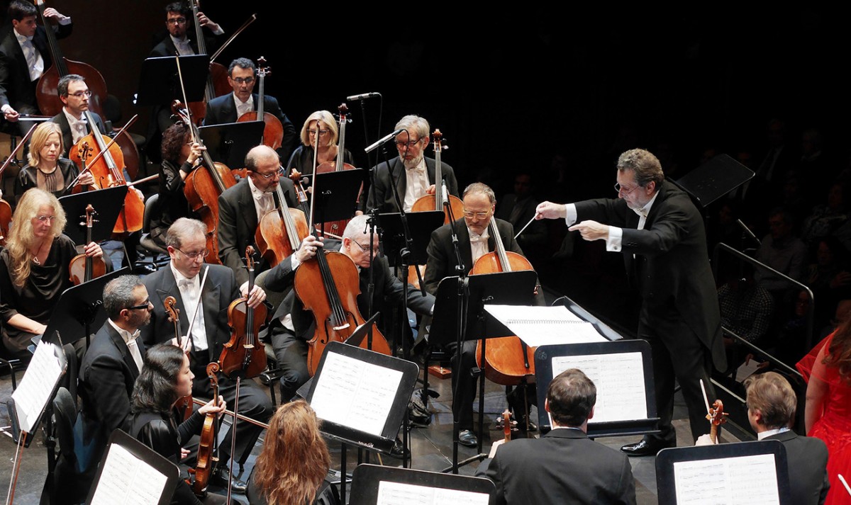 L'Orquestra Simfònica del Liceu, en ple concert