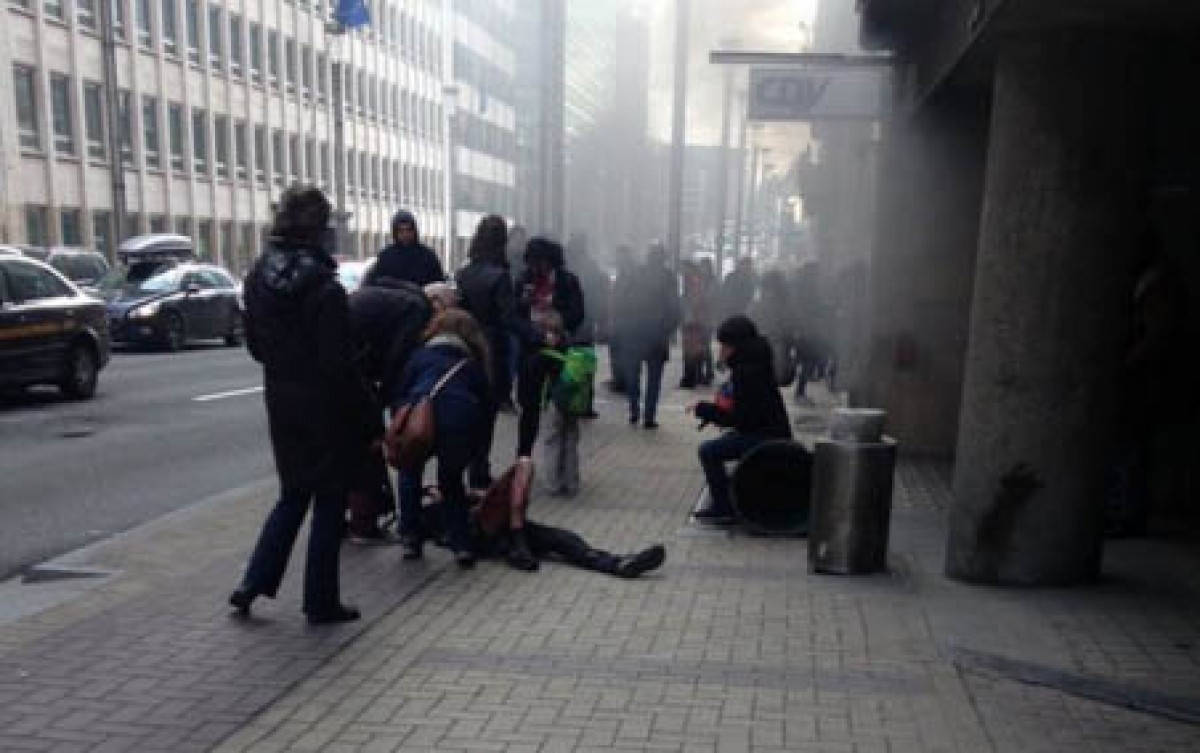 Diversos ferits després de l'explosió del metro a Brussel·les
