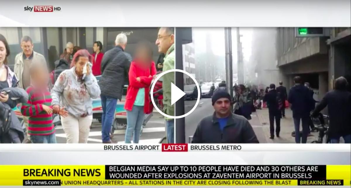 Segueix en directe les explosions de Brussel·les