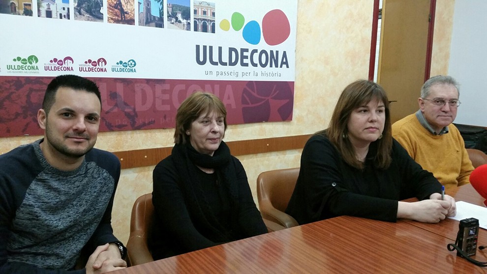 Regidors del govern municipal d'Ulldecona. Foto d'arxiu.