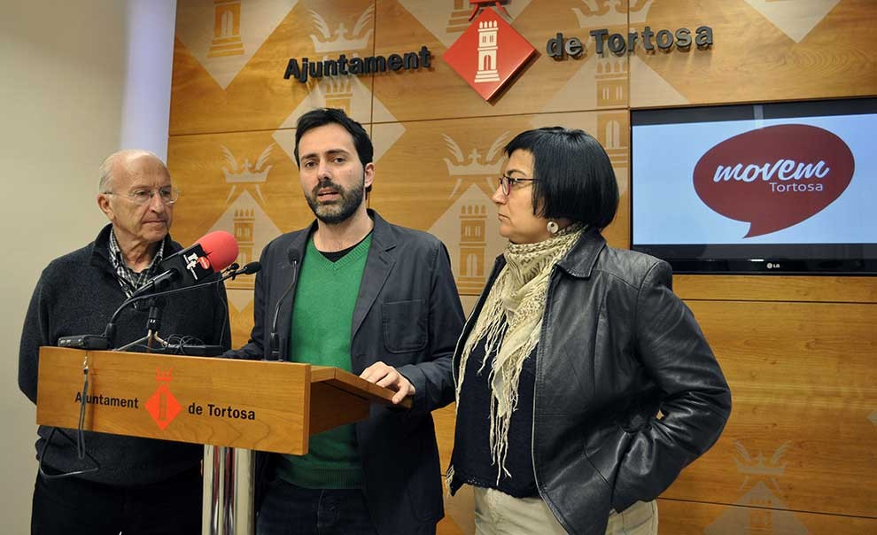 Jordi Jordan, portaveu de Movem Tortosa, en una imatge d'arxiu.