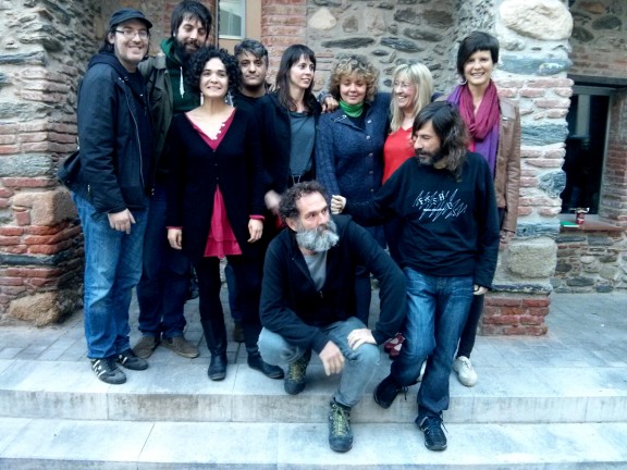 Poetes participants en el V Festival de Poesia de Sant Celoni.