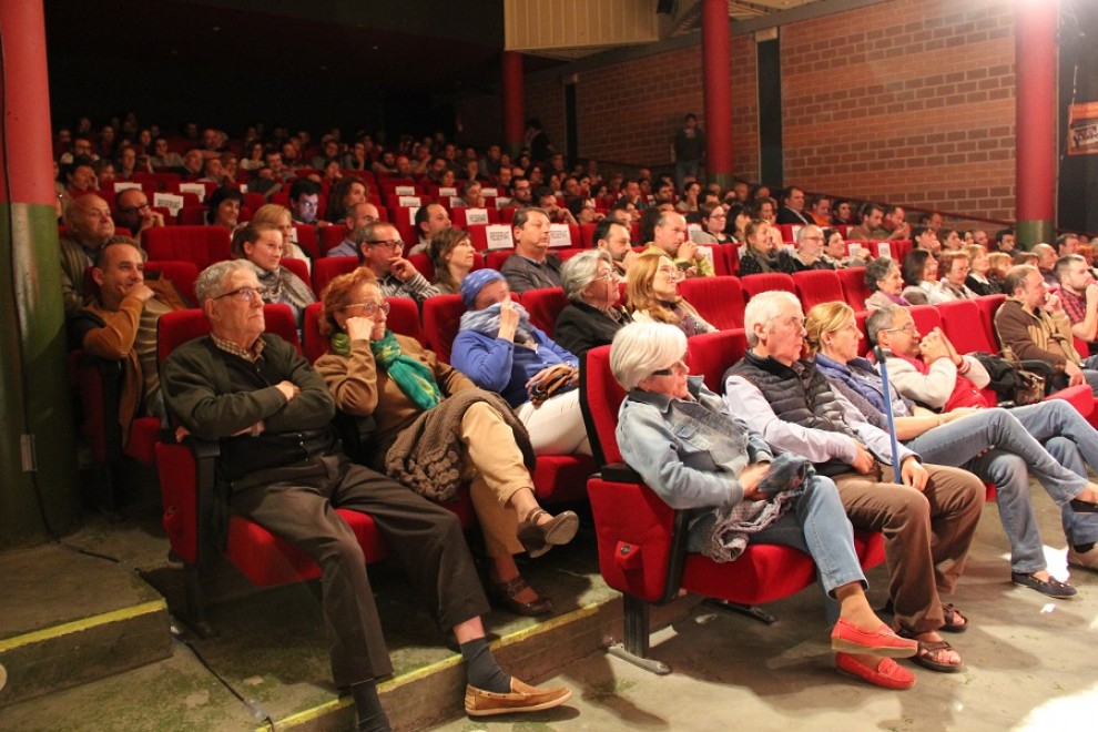 Imatge del debat electoral celebrat a Sort l’any 2015