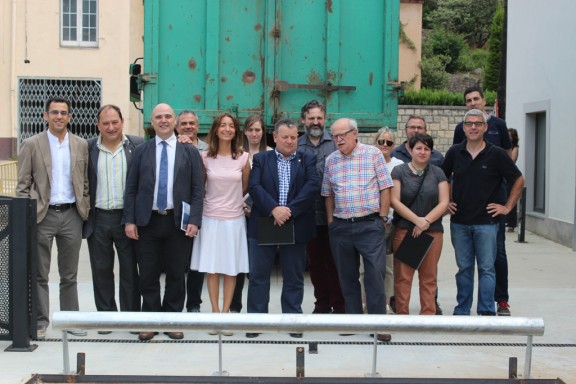 La tercera planta de biomassa d'Arbúcies s'ha inaugurat aquest divendres.