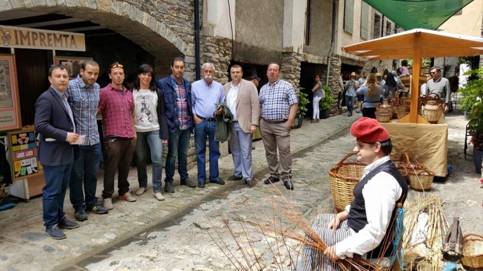 Representants polítics durant la inauguració de la Fira de l'any passat