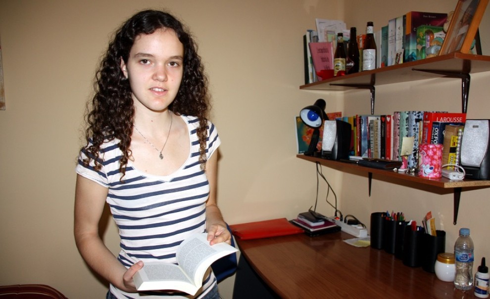 Núria Alegret, a la casa que la seva família té a Torres de Segre