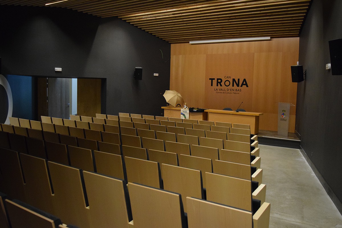 L'auditori de Can Trona acollirà l'espai de formació educativa.