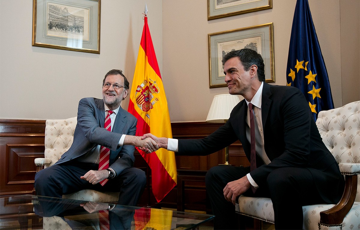 Mariano Rajoy i Pedro Sánchez, reunits aquest dimecres