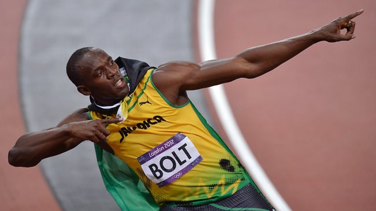 Usain Bolt als Jocs de Londres 2012