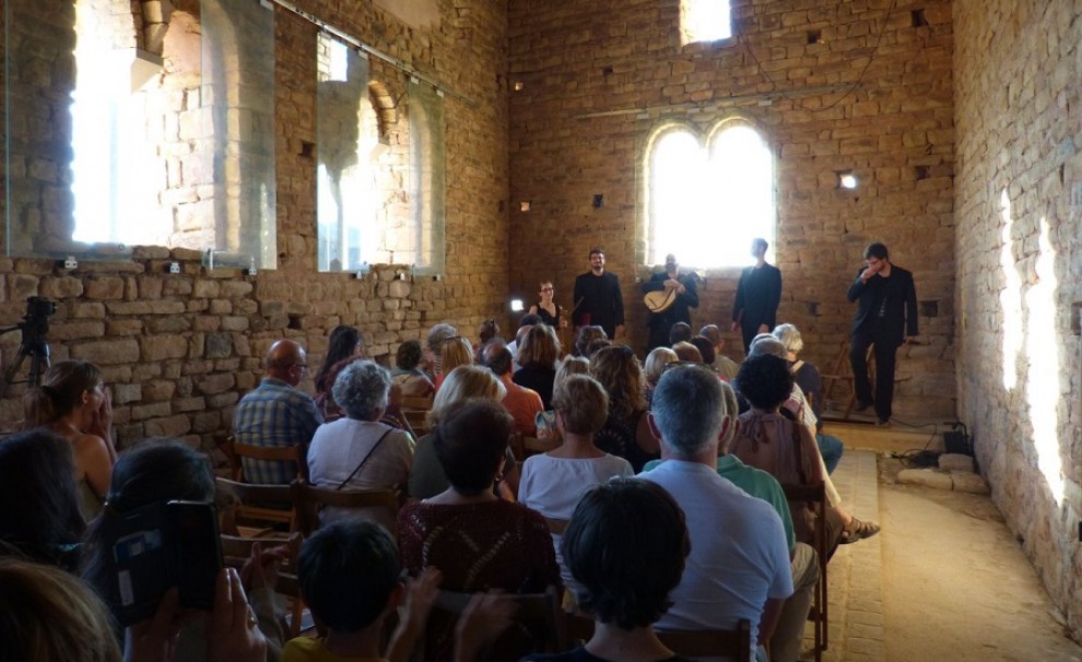 Imatge del concert de l'edició anterior celebrat al castell de Llordà.