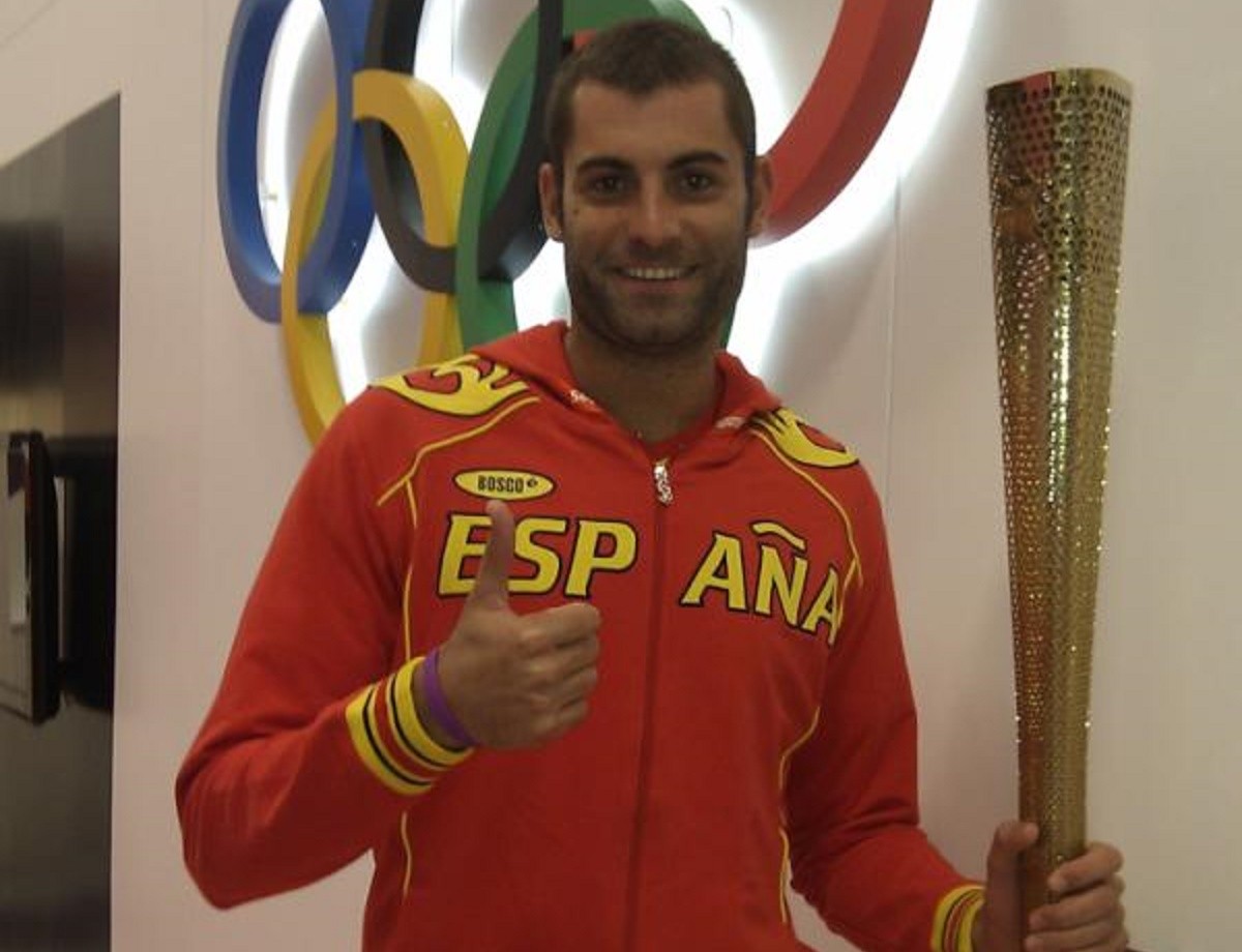 Xavier Garcia, a Londres 2012, últims Jocs Olímpics en què va representar Espanya.