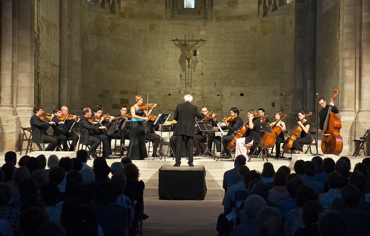 L’Orquestra Amics Unesco Barcelona en un dels seus concerts. 
