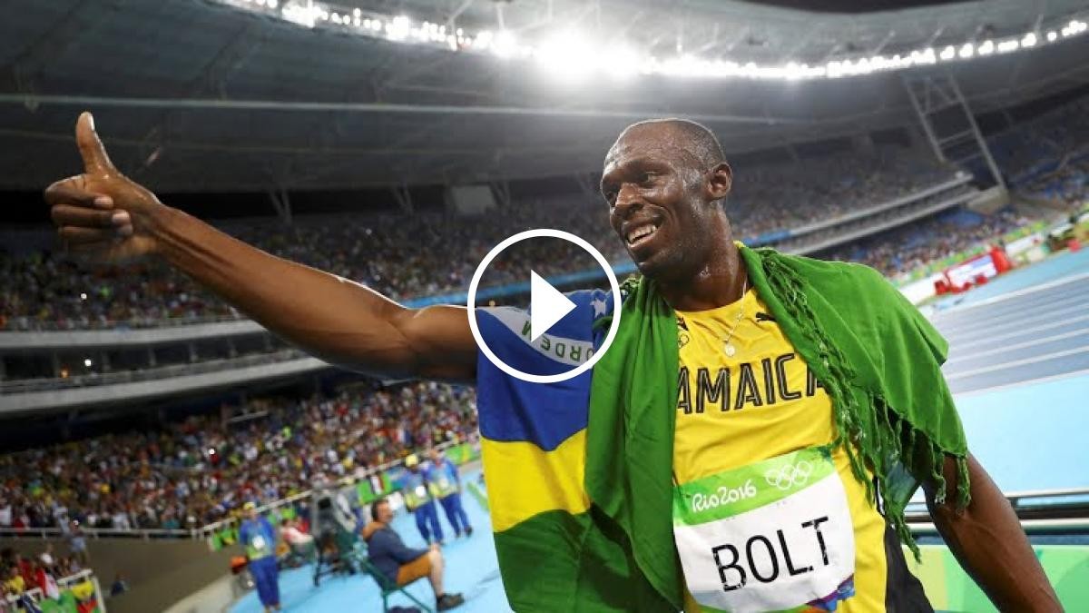 Usain Bolt en els relleus 100x4