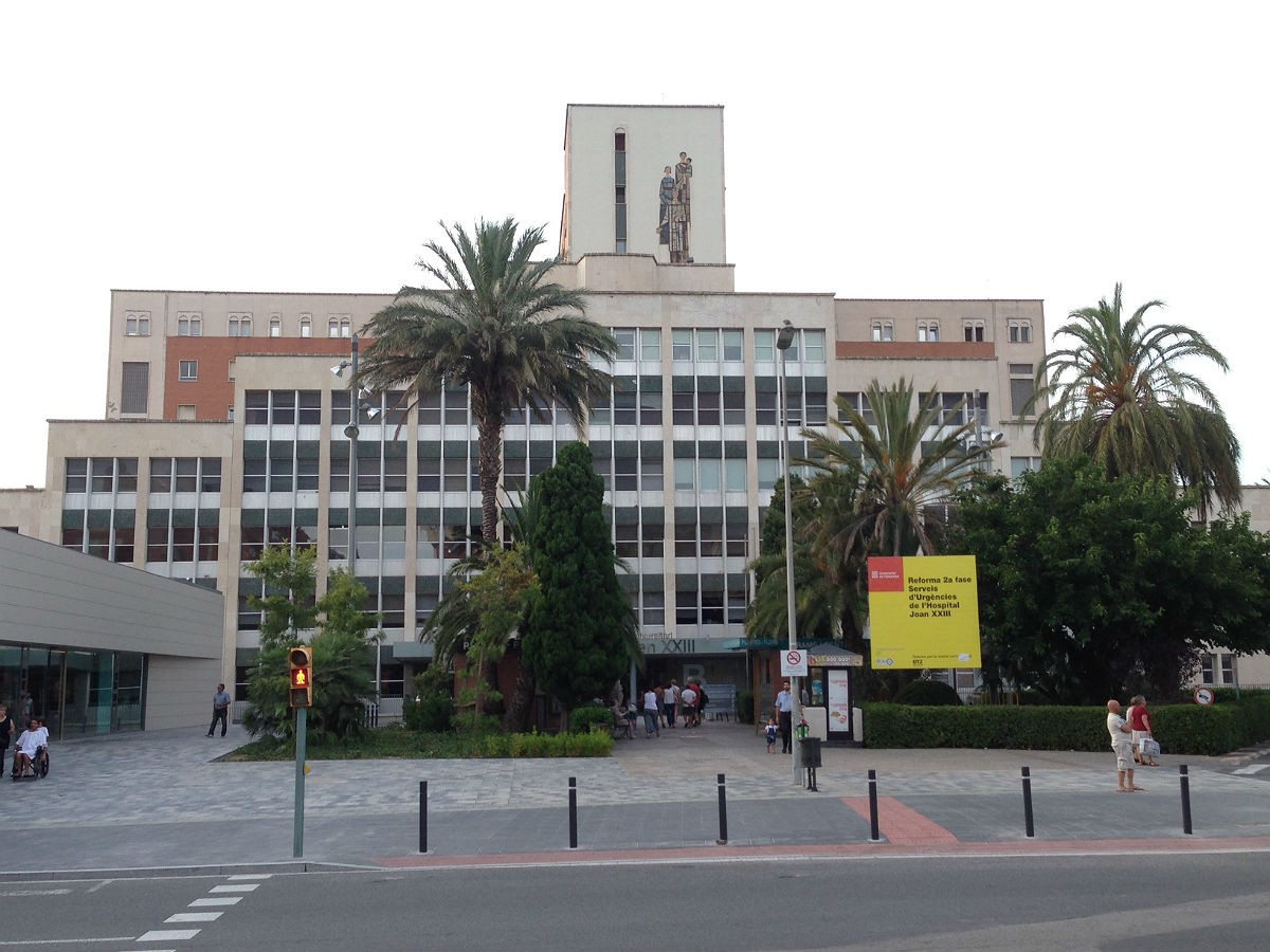 Façana de l'Hospital Joan XXIII de Tarragona