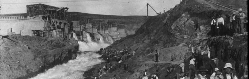 Imatge antiga de la Central Hidroelèctrica
