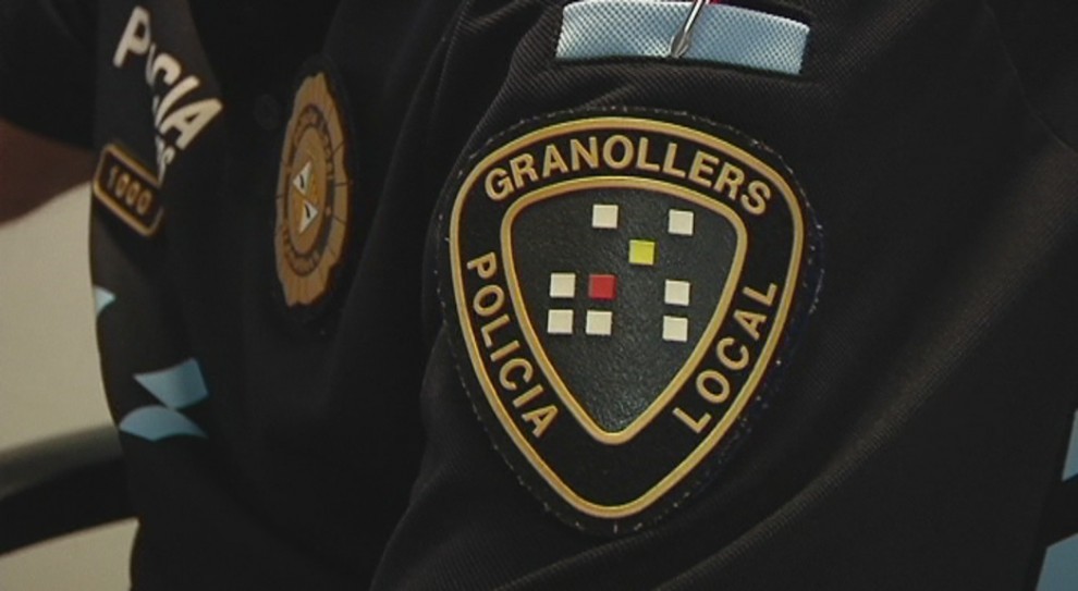 Distintiu de la Policia Local de Granollers. 
