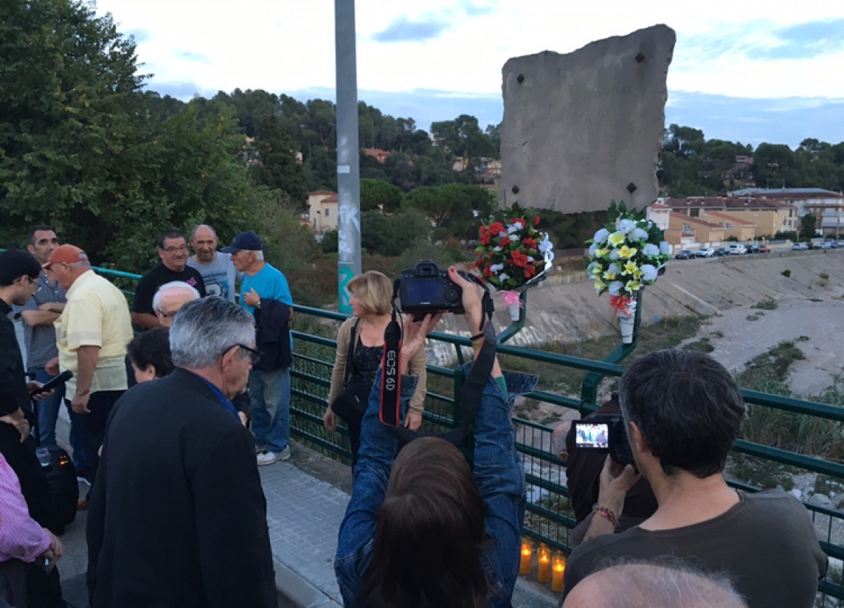 Commemoració de la riuada a Sant Quirze